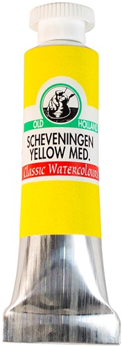 oudt hollandse aquarelverf scheveningen yellow medium - tube 6 ml