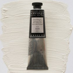 sennelier acryl iridescent parelmoer - tube 60 ml.