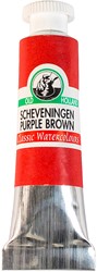 oudt hollandse aquarelverf scheveningen purple brown - tube 6 ml