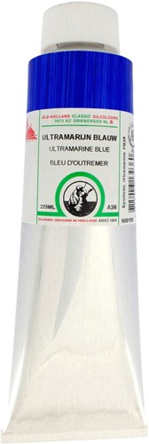 oudt hollandse olieverf ultramarijnblauw - tube 225 ml