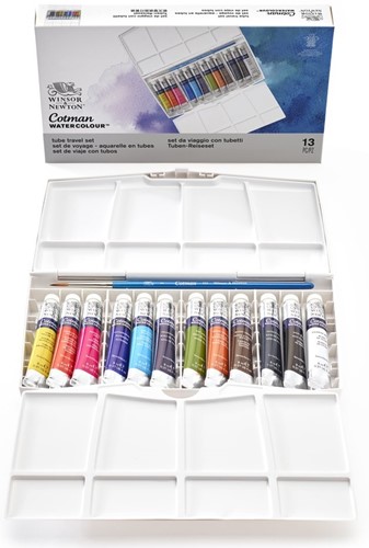 W&N Cotman PLUS aquarelset 12 x 8 ml.