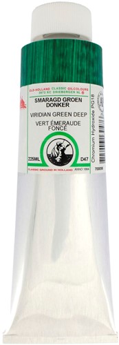 oudt hollandse olieverf vert emeraude donker - tube 225 ml