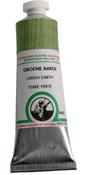 oudt hollandse olieverf groene aarde - tube 40 ml