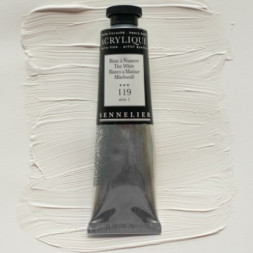 sennelier acryl tintwit - tube 60 ml.