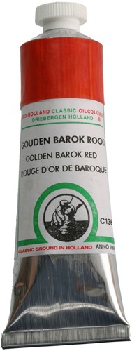 oudt hollandse olieverf goud barokrood - tube 40 ml