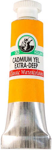 oudt hollandse aquarelverf cadmium yellow extra deep - tube 6 ml