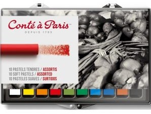 Conté zachte pastels 10 assortie