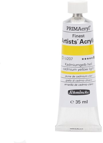 schmincke primacryl cadmiumgeel licht - tube 35 ml.