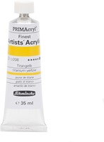 schmincke primacryl titaangeel - tube 35 ml.