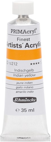 schmincke primacryl indischgeel - tube 35 ml.