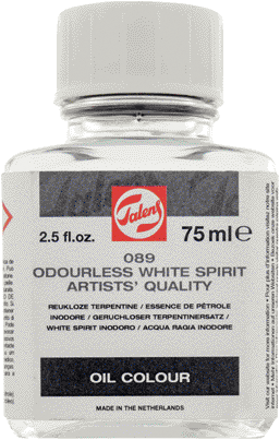 Talens terpentine/white spirit - flacon 75 ml.