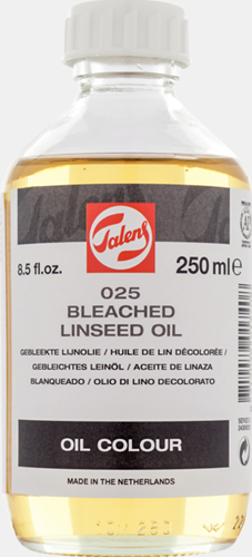 Talens lijnolie gebleekt - flacon 250 ml.