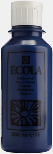 Talens ecola schoolplakkaatverf pruisischblauw - flacon 250 ml