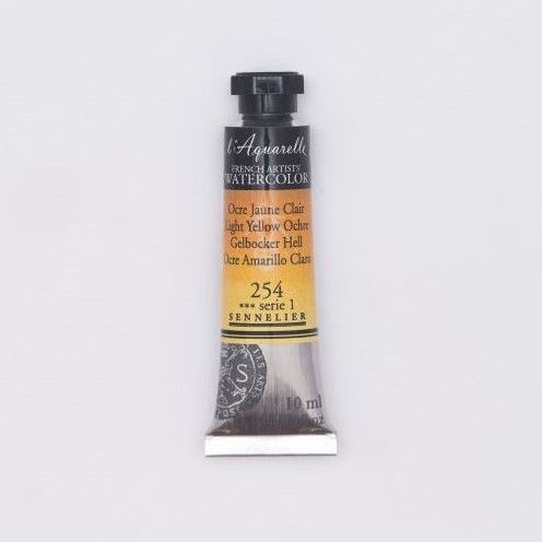 Sennelier aquarelverf - gele oker lt. - Tube 10 ml.