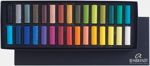 Rembrandt set met 30 HALVE pastels