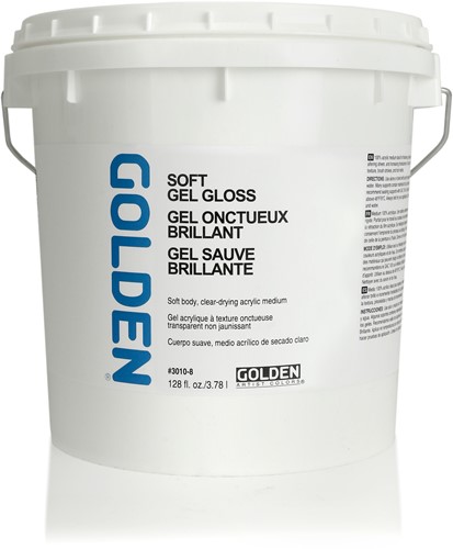 Golden soft gel gloss emmer 3.78 ltr.