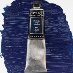 sennelier acryl indigo blauw - tube 60 ml.