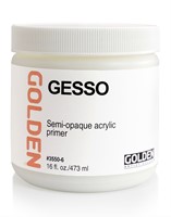 Golden gesso primer wit - 473 ml.