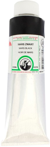 oudt hollandse olieverf marszwart - tube 225 ml