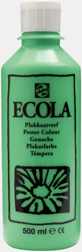 Talens ecola schoolplakkaatverf lichtgroen - flacon 500 ml