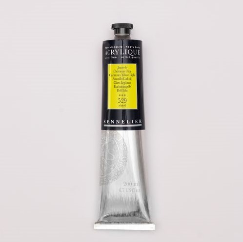 sennelier acryl cadmiumgeel licht - tube 200 ml.