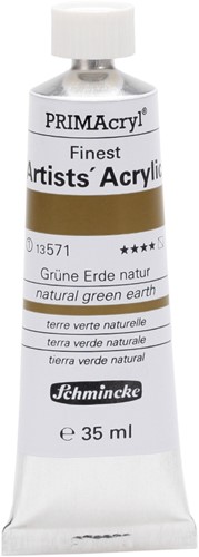 schmincke primacryl natuurlijke groene aarde - tube 35 ml.