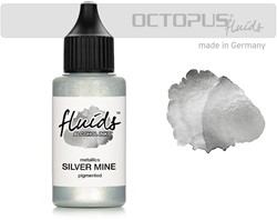 Octopus alcohol inkt silver mine - flacon 30 ml.