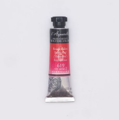 Sennelier aquarelverf - heliogenrood - Tube 10 ml.