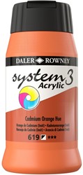 System 3 acryl cadmiumoranje   - flacon 500 ml