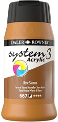 System 3 acryl sienna naturel  - flacon 500 ml