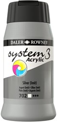 System 3 acryl zilver  - flacon 500 ml