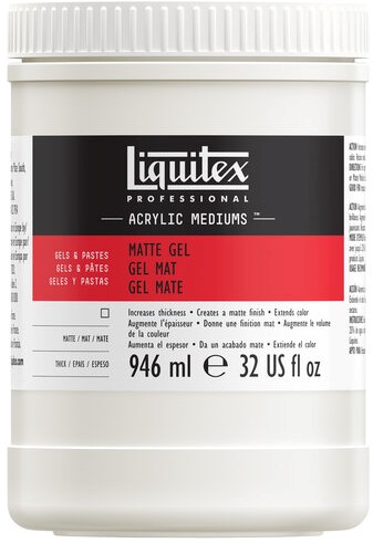 Liquitex mat gel medium - flacon 946 ml