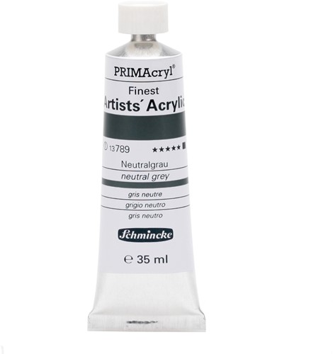 Schmincke primacryl neutraalgrijs - tube 35 ml.