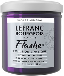 Flashe vinylverf - violet mineral - flacon 125 ml