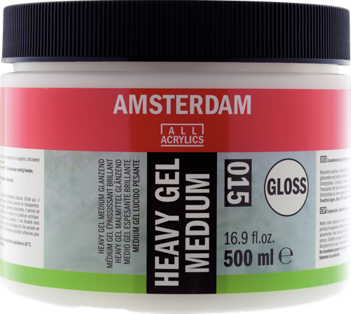 Amsterdam heavy gelmedium glans - pot 500 ml.