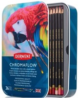 Derwent chromaflow kleurpotloden - set 36 kleuren