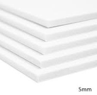 MB Foamboard wit / wit 5 mm. - A1 (59.4x84) - per 5 stuks