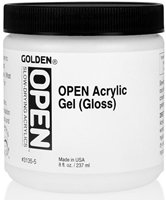 Golden open acrylic gel gloss - 236 ml. 