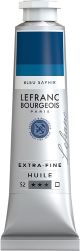 lefranc artists olieverf saffierblauw - tube 40 ml