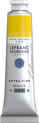 lefranc artists olieverf japansgeel licht - tube 40 ml