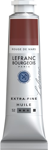 lefranc artists olieverf marsrood - tube 40 ml