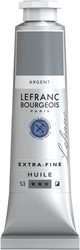 lefranc artists olieverf zilver - tube 40 ml