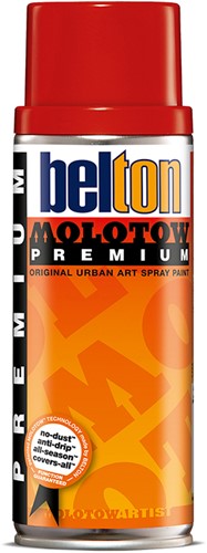 molotow spuitbus 400 ml. signal red